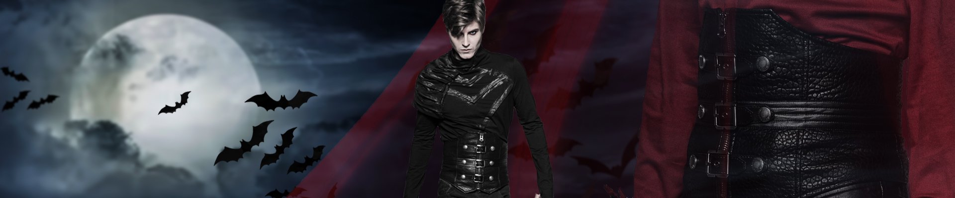 Gothic Corsage Herren (Gothic Mens Corset)