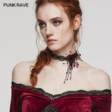 GOTH Blutstropfen-Halsband