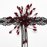 GOTH Blutstropfen-Halsband