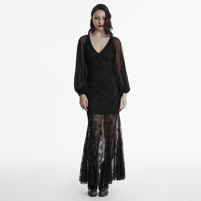 Gothic-Nacht-Fledermauskleid