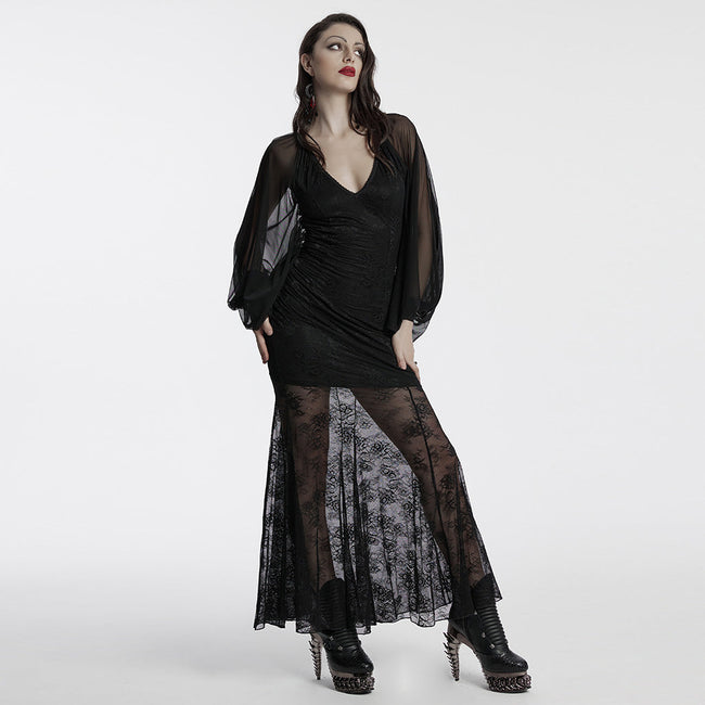 Gothic-Nacht-Fledermauskleid