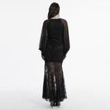 Gothic-Nacht-Fledermauskleid