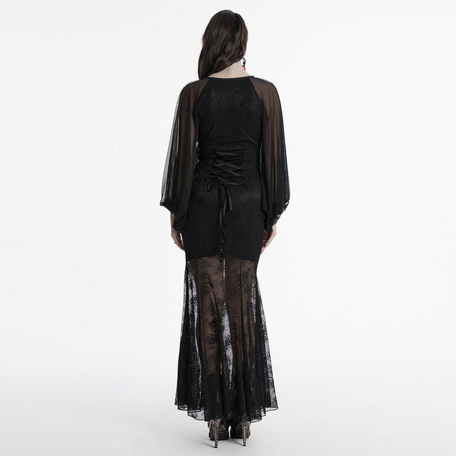 Gothic-Nacht-Fledermauskleid