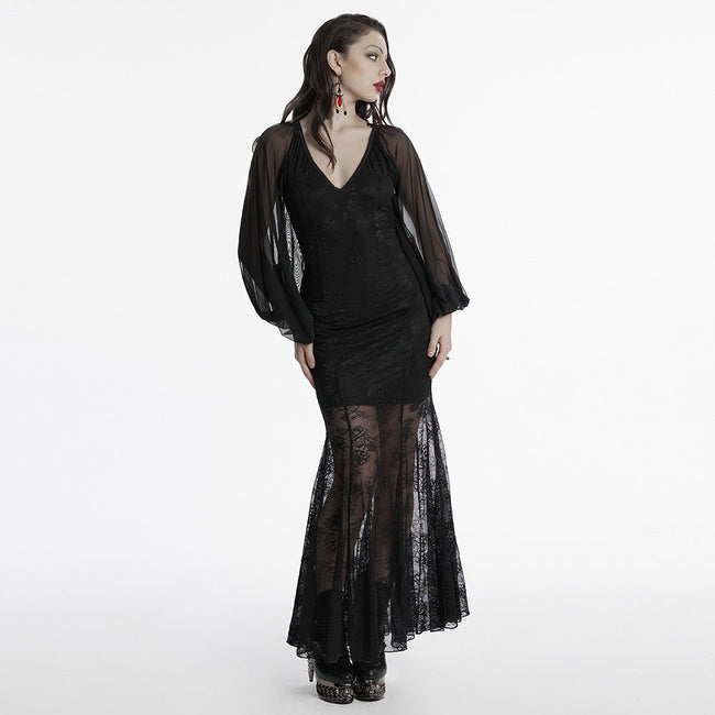 Gothic-Nacht-Fledermauskleid