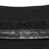 Punk-Faltenlederrock