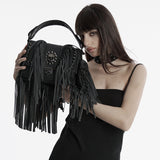 Punk Totenkopf Quastentasche