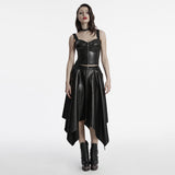 Punk-Weste mit Farbverlauf und Karomuster