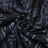 T-Shirt mit Cyber-Skull-Farbverlaufsdruck