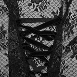 Transparentes Gothic-Spitzenhemd