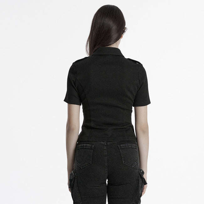 Hemd im Punk-Militärstil