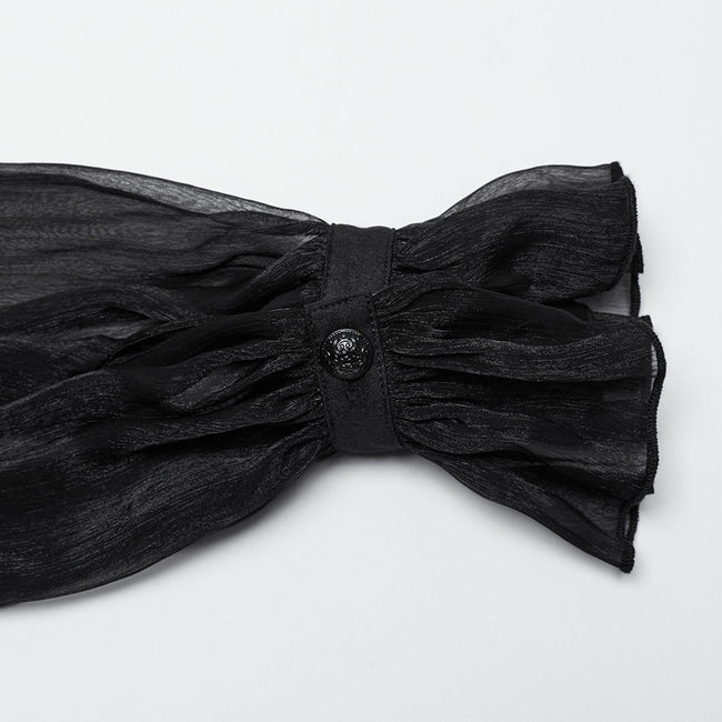 Gothic Pullover Chiffonhemd