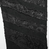 Goth distressed streetwear pants