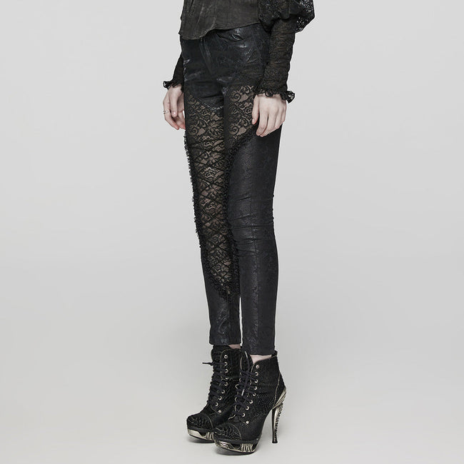 Goth Exquisite Spitzen-Leggings