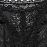 Gothic Elfen-Kleid mit schulterfreiem Schnitt