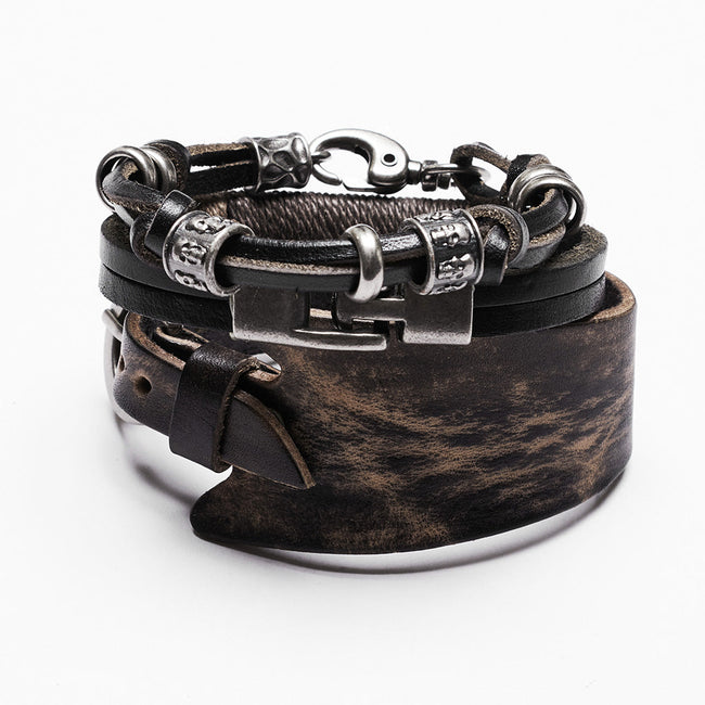 Punk-Vintage-Armband-Set