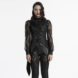 Dark Night Goth Asymmetrische Weste