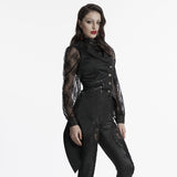 Dark Night Goth Asymmetrische Weste