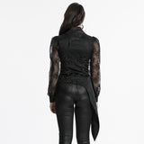 Dark Night Goth Asymmetrische Weste