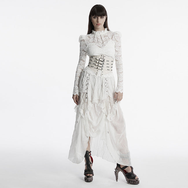 Punk Retro Leder Korsett