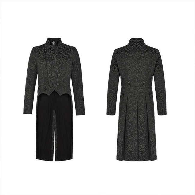Vintage Gothic Jacquard Jacke
