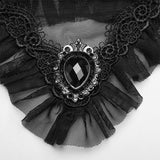 Gothic Lace Shadow Flower Lange Handschuhe