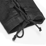 Punk Split Hollow-Out Hose