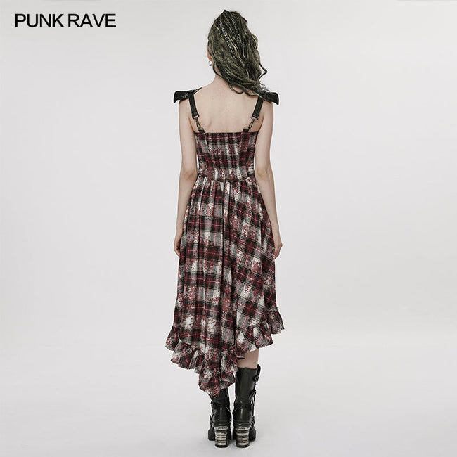 Gothic Kleid mit wunderschönem Druck