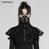 Goth Stylische Mesh-Gesichtsmaske