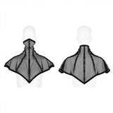 Goth Stylische Mesh-Gesichtsmaske