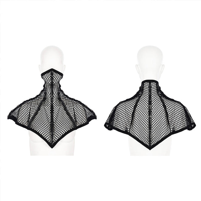 Goth Stylische Mesh-Gesichtsmaske