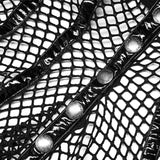 Goth Stylische Mesh-Gesichtsmaske