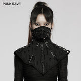 Goth Stylische Mesh-Gesichtsmaske