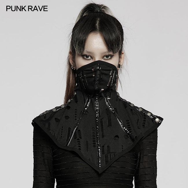 Goth Stylische Mesh-Gesichtsmaske