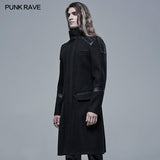 Gothic Einfache Wollstoffjacke