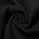 Gothic Einfache Wollstoffjacke