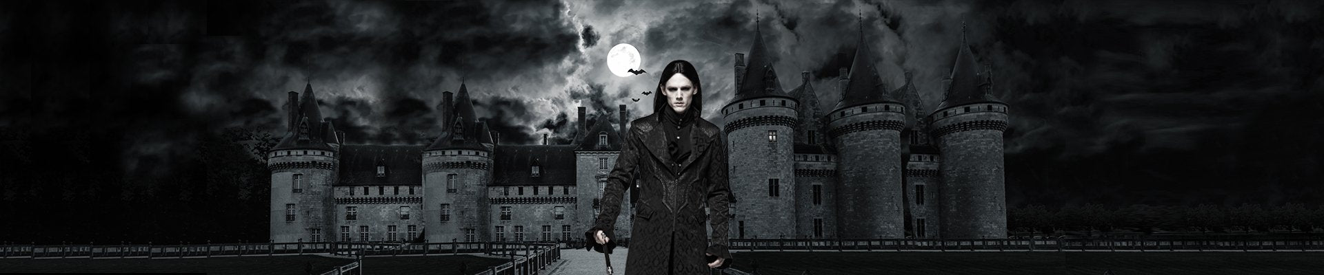 Gothic Mantel Herren (Gothic Men Coat)