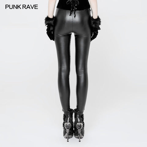 Vampir Sweet Love Leder Gothic Leggings