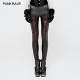 Vampir Sweet Love Leder Gothic Leggings