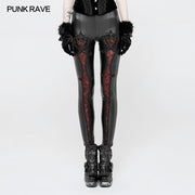 Vampir Sweet Love Leder Gothic Leggings