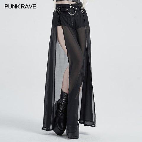Punk Fake Zweiteiler Halbrock