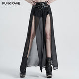 Punk Fake Zweiteiler Halbrock