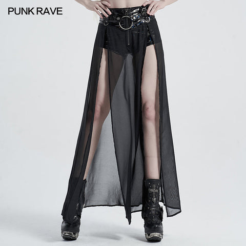 Punk Fake Zweiteiler Halbrock