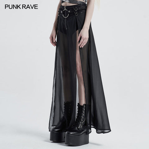 Punk Fake Zweiteiler Halbrock