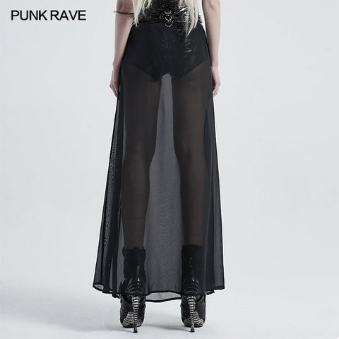 Punk Fake Zweiteiler Halbrock