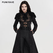 Warme lange Steampunk-Mäntel
