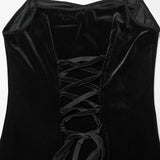 Gothic-Kleid mit dunklem Herzchen