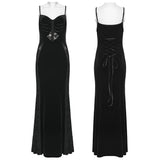 Gothic-Kleid mit dunklem Herzchen
