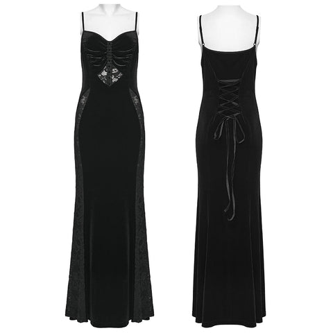Gothic-Kleid mit dunklem Herzchen