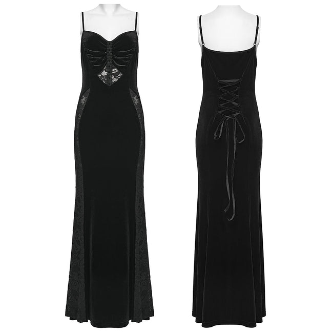 Gothic-Kleid mit dunklem Herzchen