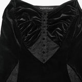 Gothic-Kleid mit dunklem Herzchen